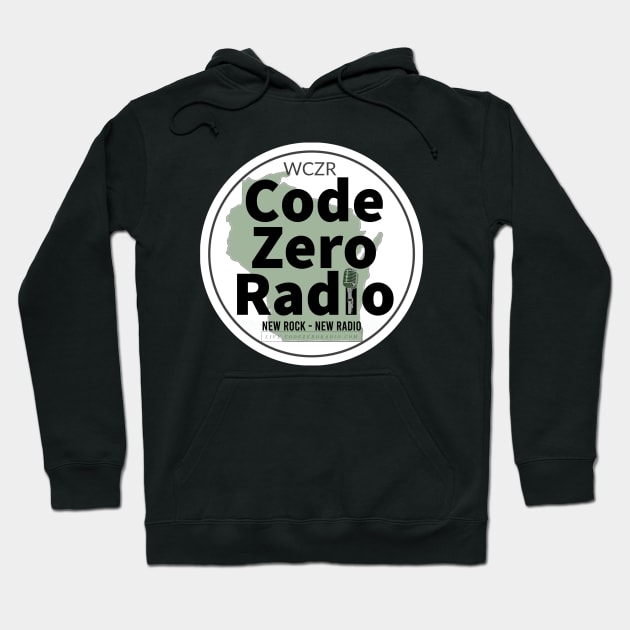 Code Zero Radio Logo Hoodie by Code Zero Radio